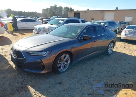 2021 Acura Tlx Technology Package из США, поврежденный, VIN 19UUB5F4XMA003900